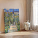 Reproduktion af maleriet af Claude Monet - Le Jardin de Monet à Vétheuil | Maleri