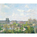 Reproduktion af maleriet af maleriet Le Jardin des Tuileries et le Pavillon de Flore, Matin, Printemps - Camille Pissarro