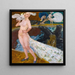 Le Jardin enchanté - Leo Putz — indrammet kunstværk på væggen