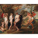 Reproduktion af maleriet Le Jugement de Paris - Efterfølger af Peter Paul Rubens