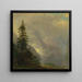 Le Koenigsee nær Berchtesgaden i Bayern - Frederic Edwin Church — indrammet kunstværk på væggen