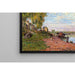 Reproduktion af maleriet Le Loing ved Saint-Mammès (1883) - Alfred Sisley