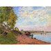 Reproduktion af maleriet Le Loing ved Saint-Mammès (1883) - Alfred Sisley