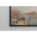 Reproduktion af maleriet Le Louvre, Morgen, Sollys - Camille Pissarro