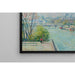 Reproduktion af maleriet Le Louvre, Morgen, Forår - Camille Pissarro