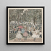 Le Mall, Central Park - Maurice Prendergast — indrammet kunstværk på væggen