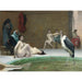 Reproduktion af maleriet Le Marabout dans le bain du Harem - Jean-Léon Gérôme