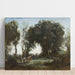 Reproduktion af maleriet Camille Corot Maleri Le Matin, Danse des Nymphes