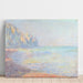 Reproduktion af maleriet af maleriet Morgen, Tågetid, Pourville (Tågetid i Pourville) - Claude Monet