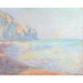 Reproduktion af maleriet af maleriet Morgen, Tågetid, Pourville (Tågetid i Pourville) - Claude Monet