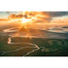 Mont Saint-Michel ved solnedgang | Naturfotografisk dekoration