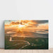 Mont Saint-Michel ved solnedgang | Naturfotografisk dekoration