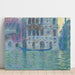 Reproduktion af maleriet Le Palais Dario - Claude Monet