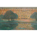Reproduktion af maleriet Le Palais, matin d'été (Hampton Court) - Henri Le Sidaner