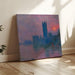 Reproduktion af maleriet Le Parlement, solnedgang - Claude Monet