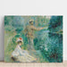 Reproduktion af maleriet Le Pêcheur à la Ligne - Pierre-Auguste Renoir