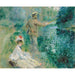Reproduktion af maleriet Le Pêcheur à la Ligne - Pierre-Auguste Renoir