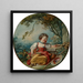 Le Petit Pèlerin - Jean-Honoré Fragonard — indrammet kunstværk på væggen