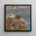 Le Pied Blessé - Joaquín Sorolla — indrammet kunstværk på væggen