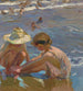 Le Pied Blessé - Joaquín Sorolla — visning af kunstværket