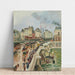 Reproduktion af maleriet af Le Pont-Neuf, Après-Midi de Pluie - Camille Pissarro