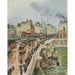 Reproduktion af maleriet af Le Pont-Neuf, Après-Midi de Pluie - Camille Pissarro