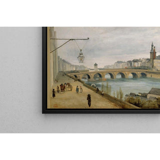 Le Pont au Change, vu du quai de Gesvres - Jean-Baptiste-Camille Corot | Reproduction Tableau Décoration murale affiche copie