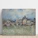 Reproduktion af maleriet af maleriet Le Pont de Moret-sur-Loing, temps de crue - Alfred Sisley