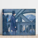 Reproduktion af maleriet Le Pont de l'Europe - Gustave Caillebotte