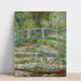 Reproduktion af maleriet af Claude Monet - Le Pont sur un étang de nymphéas