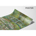 Reproduktion af maleriet af Claude Monet - Le Pont sur un étang de nymphéas