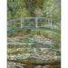 Reproduktion af maleriet af Claude Monet - Le Pont sur un étang de nymphéas