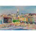 Reproduktion af maleriet Le Port de Marseille - Moïse Kisling