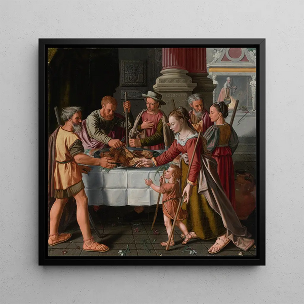 Le Premier Festin de Pâque - Huybrecht Beuckelaer