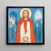Le Procès de Jésus - Ángel Zárraga — indrammet kunstværk på væggen