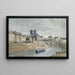 Reproduktion af maleriet Le Quai des Orfèvres og Pont Saint-Michel - Jean-Baptiste-Camille Corot