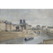Reproduktion af maleriet Le Quai des Orfèvres og Pont Saint-Michel - Jean-Baptiste-Camille Corot