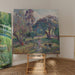 Reproduktion af maleriet af Henri Lebasque - Hvile under træerne