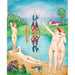 Reproduktion af maleriet "Le Retour aux terrains de jeu de la jeunesse" - Nils Dardel