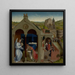 Le Rêve du Pape Serge - Atelier de Rogier van der Weyden — indrammet kunstværk på væggen