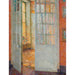 Reproduktion af maleriet "Solskin i glassene" - Henri Le Sidaner