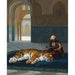 Reproduktion af maleriet Le Tigre et le Gardien - Jean-Léon Gérôme