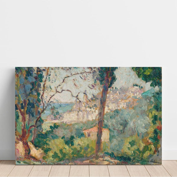 Reproduktion af maleriet Le Village - Henri Lebasque