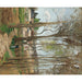 Reproduktion af maleriet Le Village à Travers les Arbres - Camille Pissarro