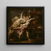 Le Viol des filles de Lévkippos - Peter Paul Rubens — indrammet kunstværk på væggen