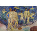 Reproduktion af maleriet Le bain des jeunes hommes - Edvard Munch