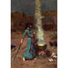 Reproduktion af maleriet Det magiske cirkel - John William Waterhouse