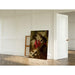 Reproduktion af maleriet Den røde sjal - Dean Cornwell