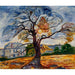 Reproduktion af maleriet Le chêne - Edvard Munch