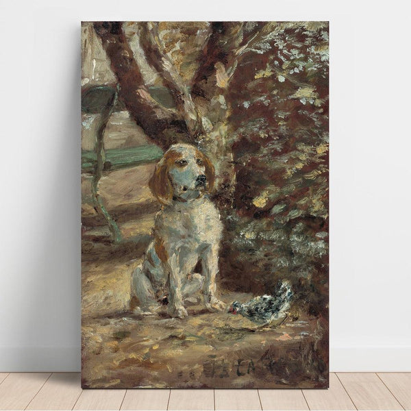 Reproduktion af maleriet "Le chien de l'artiste Flèche" - Henri de Toulouse-Lautrec